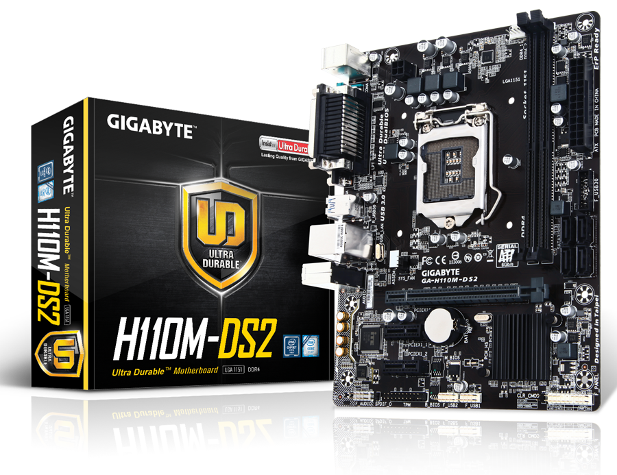 GIGABYTE MOTHERBOARD GA-H110M-DS2