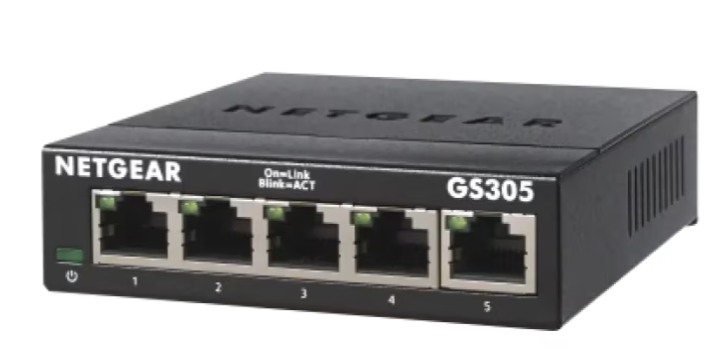 NETGEAR GIGABIT 5 PORT SWITCH GS305 (UNMANAGED)